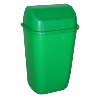 Imagen de Cubo de Basura PP Verde de 60 litros 